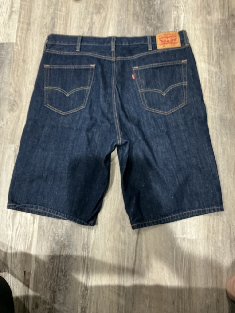 Levi's Navy Blue Denim Jean Shorts